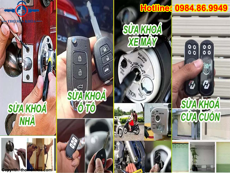 Thợ sửa khóa tại Quận 1