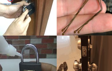 Các mẹo mở ổ khóa khi quên chìa khóa