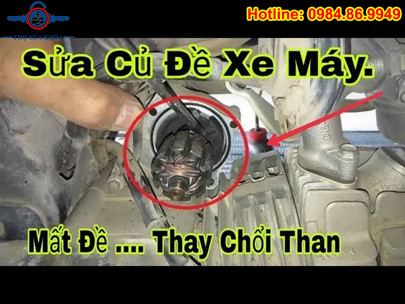 Cách Sửa Củ Đề Xe Máy