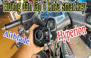 Cách Lắp Khóa Smartkey Cho Xe AirBlade
