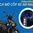 Cách Mở Cốp Xe Honda AirBlade