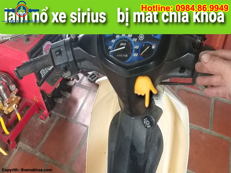 Cách Nổ Máy Xe Sirius Khi Mất Chìa Khóa