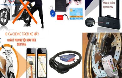 Lắp Khóa Chống Trộm Cho Xe Honda AirBlade