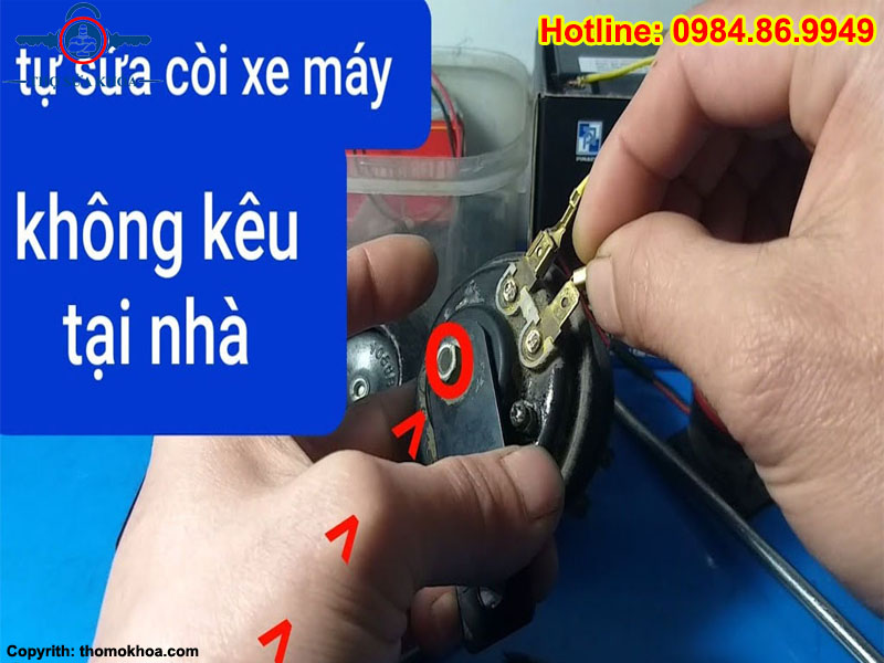 Cách Chỉnh Còi Xe Máy Kêu To
