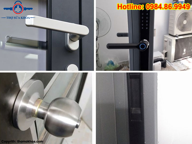 Cách Lắp Khóa Cửa Nhôm Kính