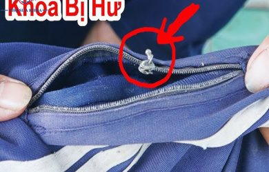 Cách Sửa Khóa Kéo Bị Hỏng