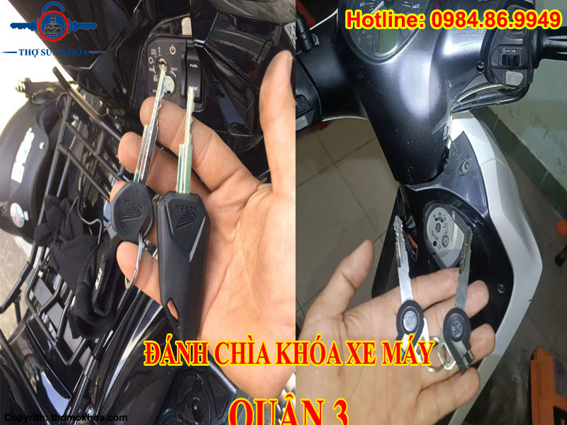 Thợ Sửa Khóa Xe Máy Tại Quận 3