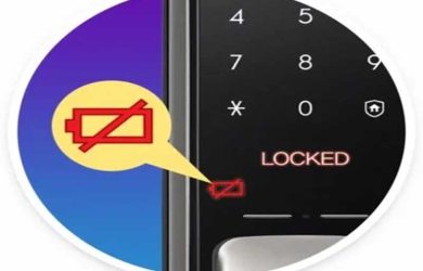 Cách Mở Khóa Cửa Điện Tử Khi Hết Pin