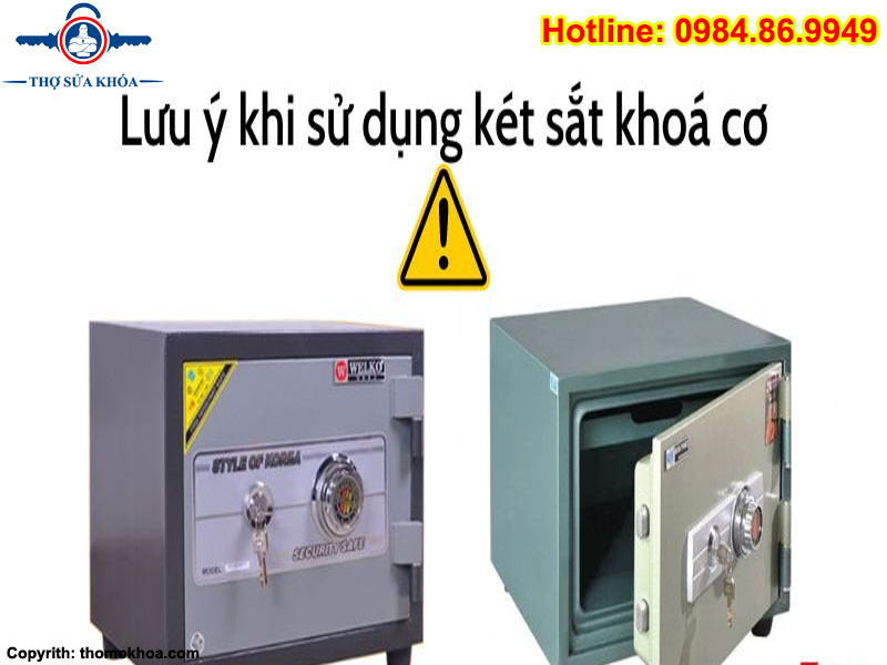 Cách Sử Dụng Két Sắt Cơ