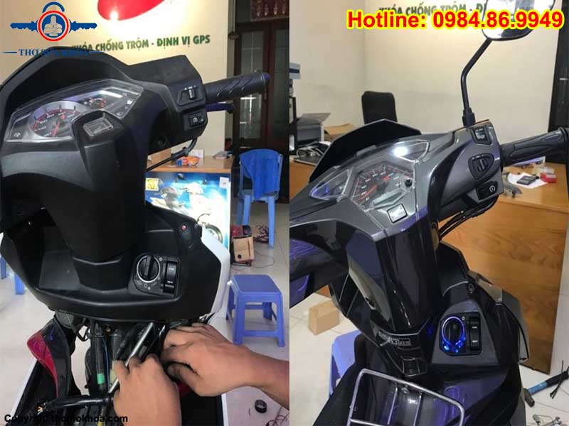 Quên Tắt Chìa Khóa Xe Air Blade