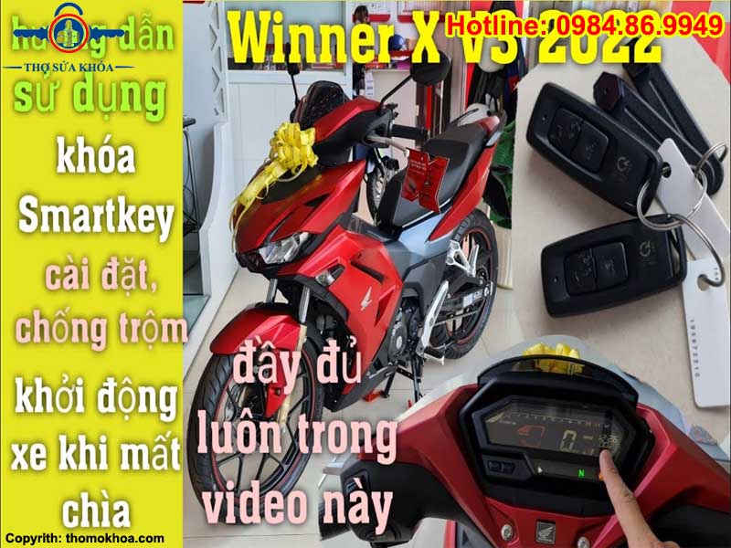 Cách Sử Dụng Khóa Chống Trộm Xe Winner
