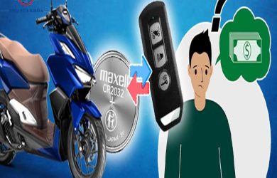 Cách Thay Pin Chìa Khóa Xe Vario