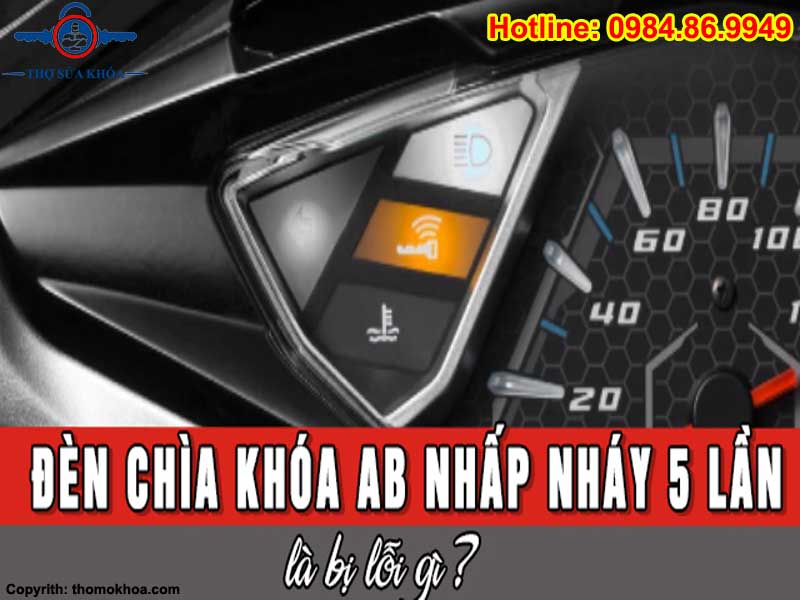 Chìa Khóa Nhấp Nháy Trên Xe Air Blade Là Gì?