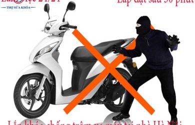 Lắp Khóa Chống Trộm Xe Máy Tại Hà Nội