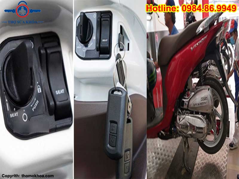 Lỗi Không Mở Được Khóa Xe Vision