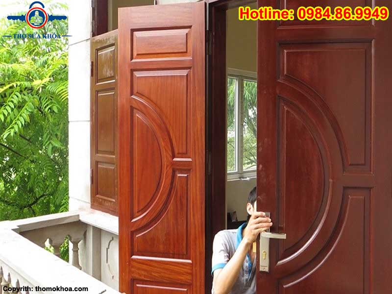 Cửa Gỗ Công Nghiệp Dễ Bị Xệ