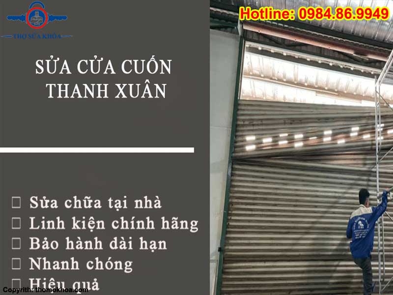 Thợ Sửa Khóa Cửa Cuốn Tại Thanh Xuân