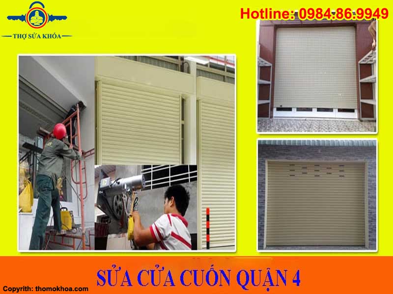 Thợ Sửa Khóa Cửa Cuốn Tại Quận 4