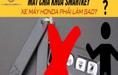 Mất Hết Chìa Khóa Smartkey Honda SH