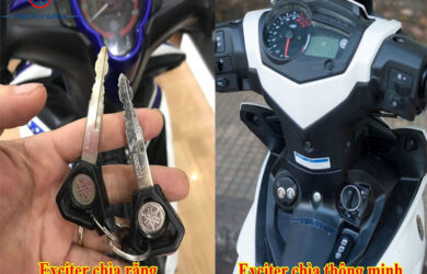 Làm Lại Chìa Khóa Xe Yamaha Exciter, Sirius