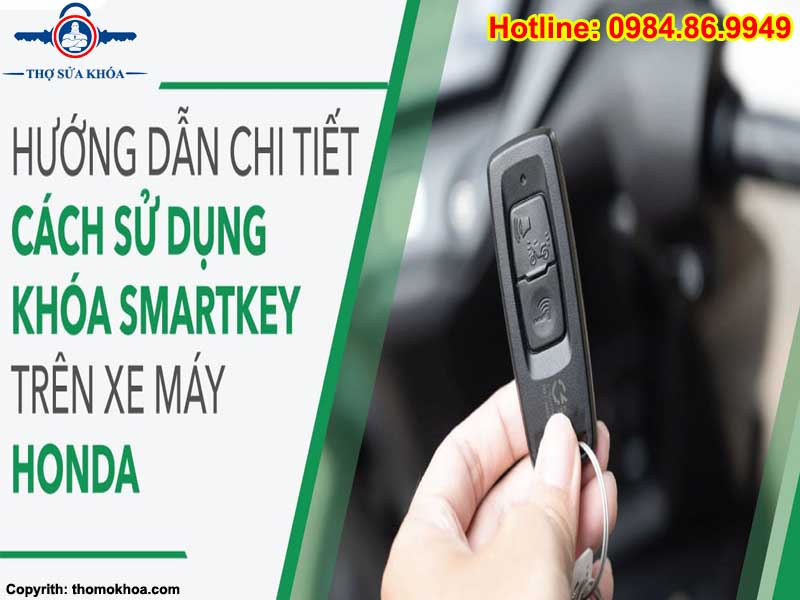 Sử Dụng Chìa Khóa Cơ Dự Phòng Ẩn Trong Smartkey