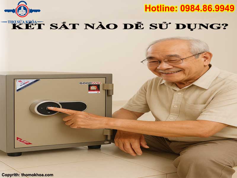 Sử Dụng Két Sắt An Toàn Cho Người Lớn Tuổi