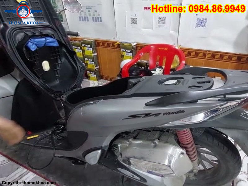 Cách Mở Cốp Xe SH Mode Khi Mất Chìa