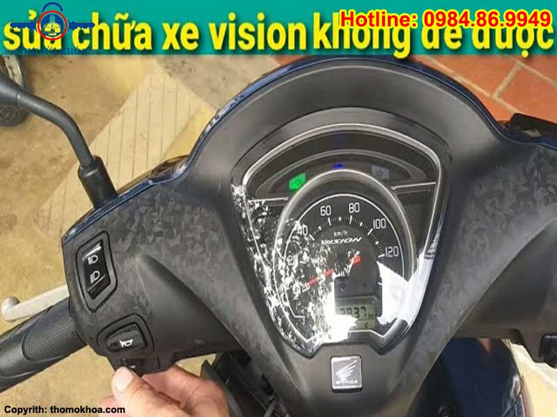 Xe Vision Không Đề Được