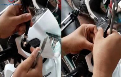 Cách Tháo Gương Xe Máy