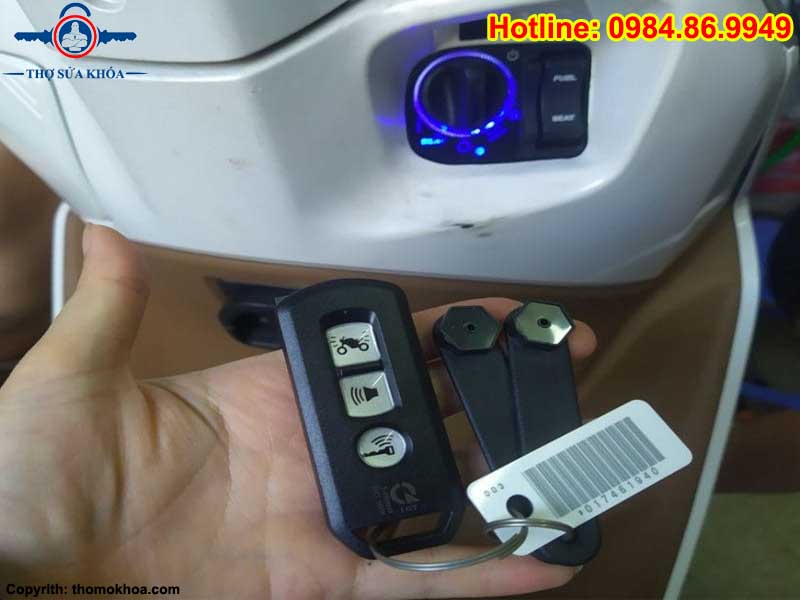 Nổ Máy Khẩn Cấp Xe Honda Lead Bằng Mã ID