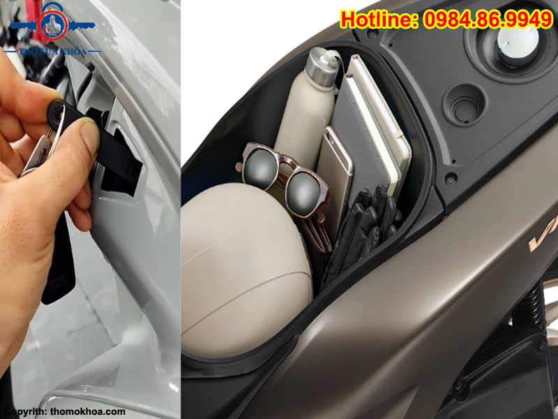 Cách Mở Cốp Xe Vision Khẩn Cấp Khi Hết Bình