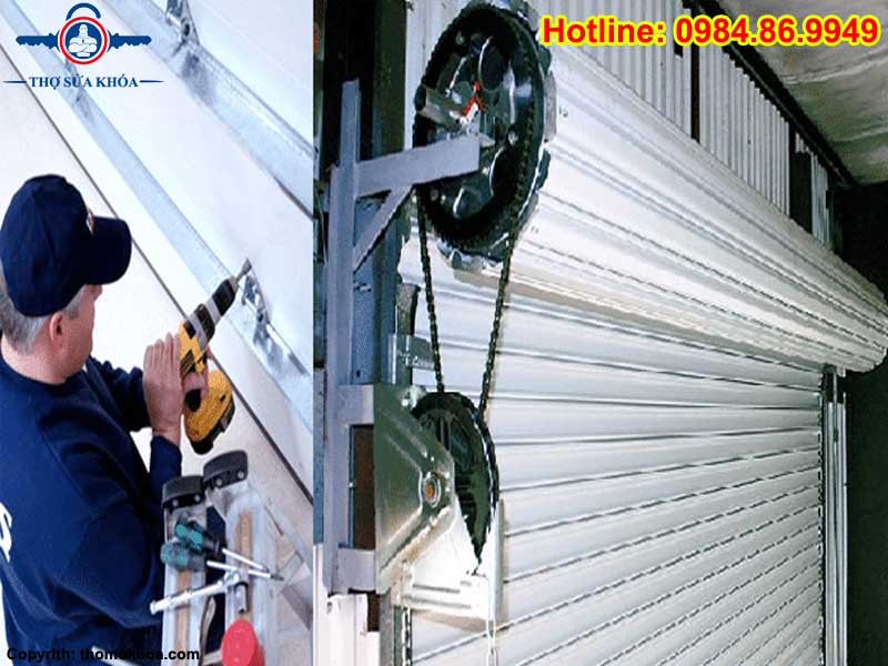 Cách nhả phanh motor cửa cuốn
