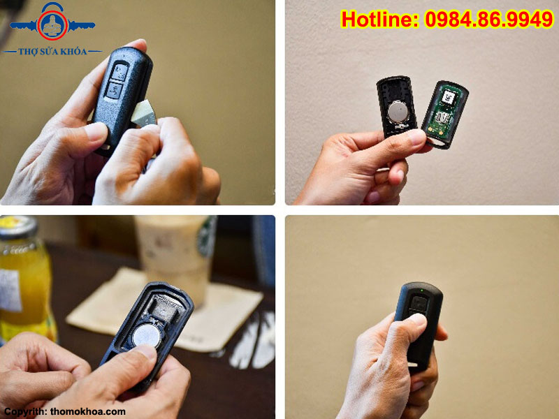 Cách Thay Pin Chìa Khóa Smartkey Vision