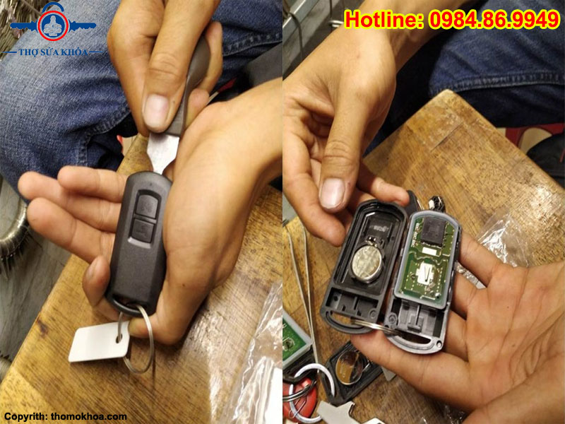 Cách Tự Thay Pin Smartkey Honda