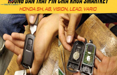 Cách Tự Thay Pin Chìa Khóa Smartkey Honda