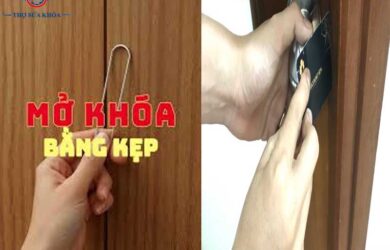 Mở Khóa Cửa Bằng Kẹp Tóc và Thẻ ATM