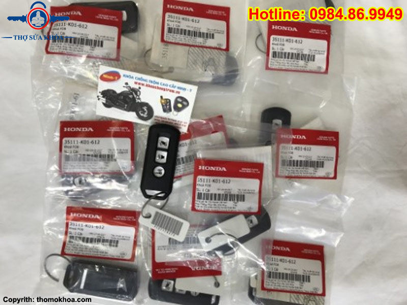 Bảng Giá Phôi Chìa Khóa Smartkey Honda