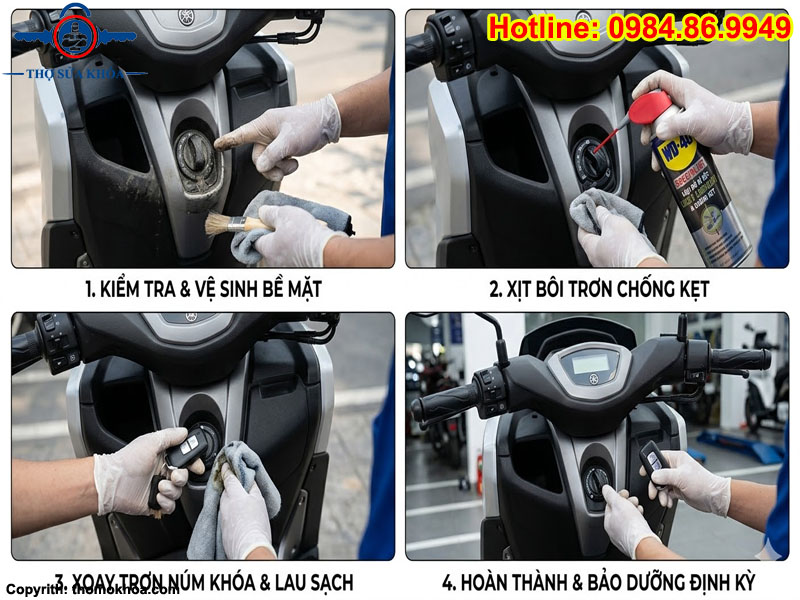 Cách Vệ Sinh Và Bảo Dưỡng Ổ Khóa Smartkey